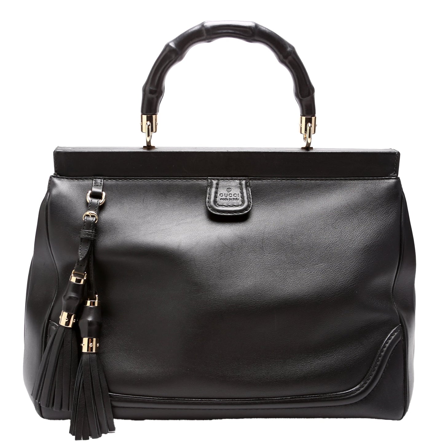 Gucci Bold Bamboo Top Handle Medium Bag