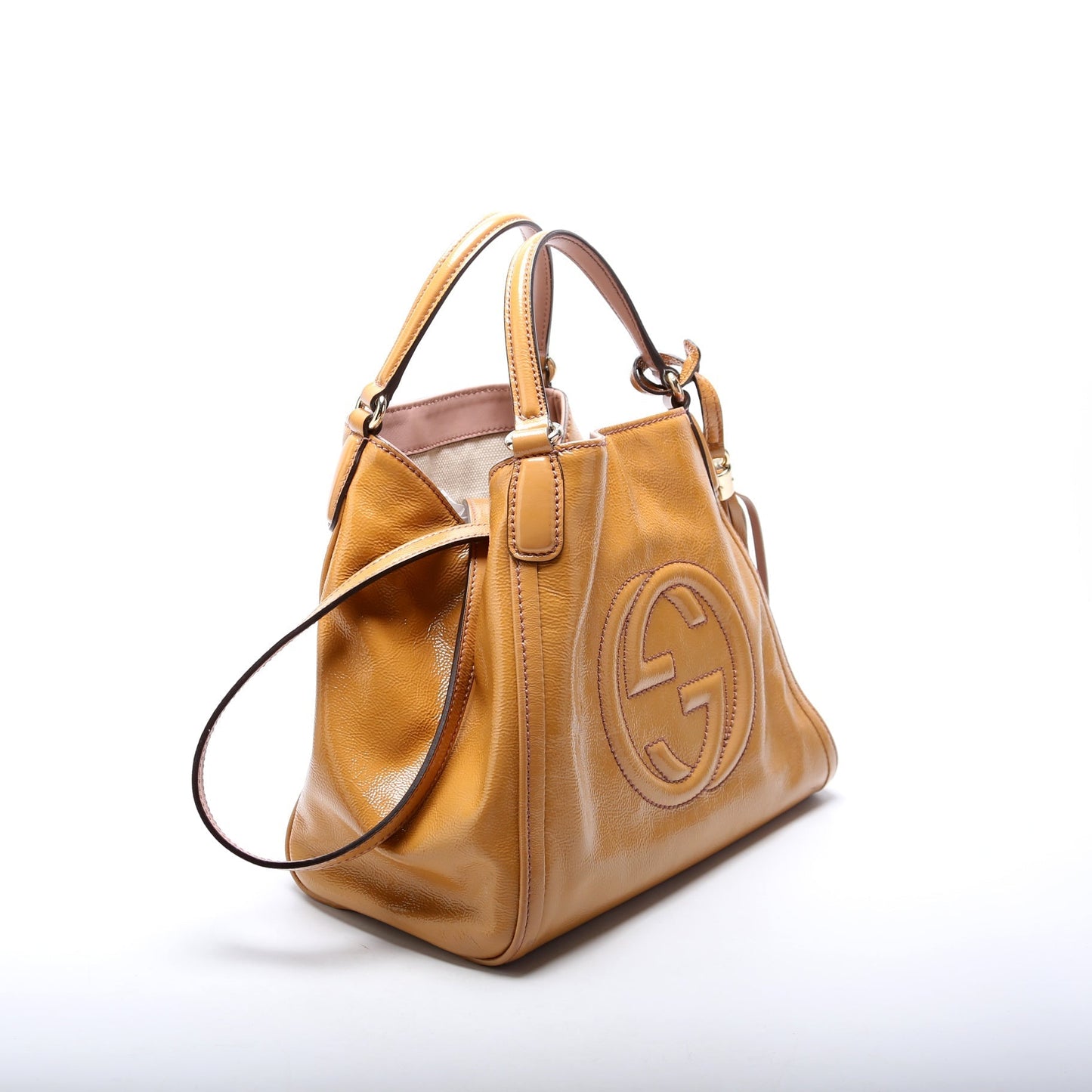 Gucci 336751 Soho Patent Leather Shoulder Bag