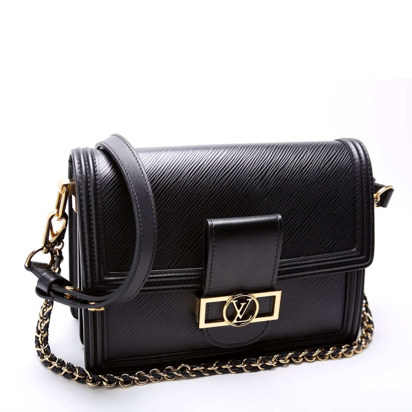 Louis Vuitton Dauphine MM Epi Black