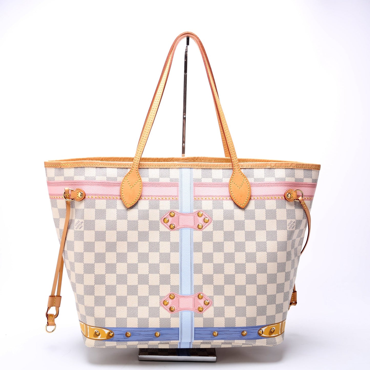 Louis Vuitton Neverfull MM Summer Trunks Damier Azur