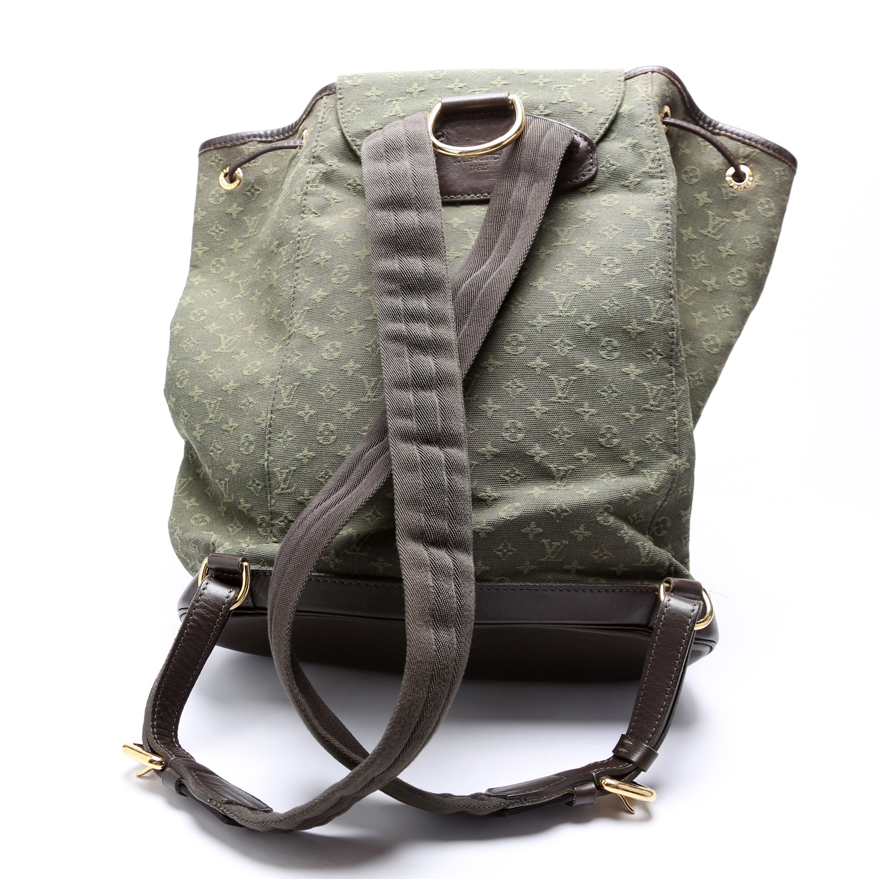 Louis Vuitton Montsouris GM Mini Lin Green