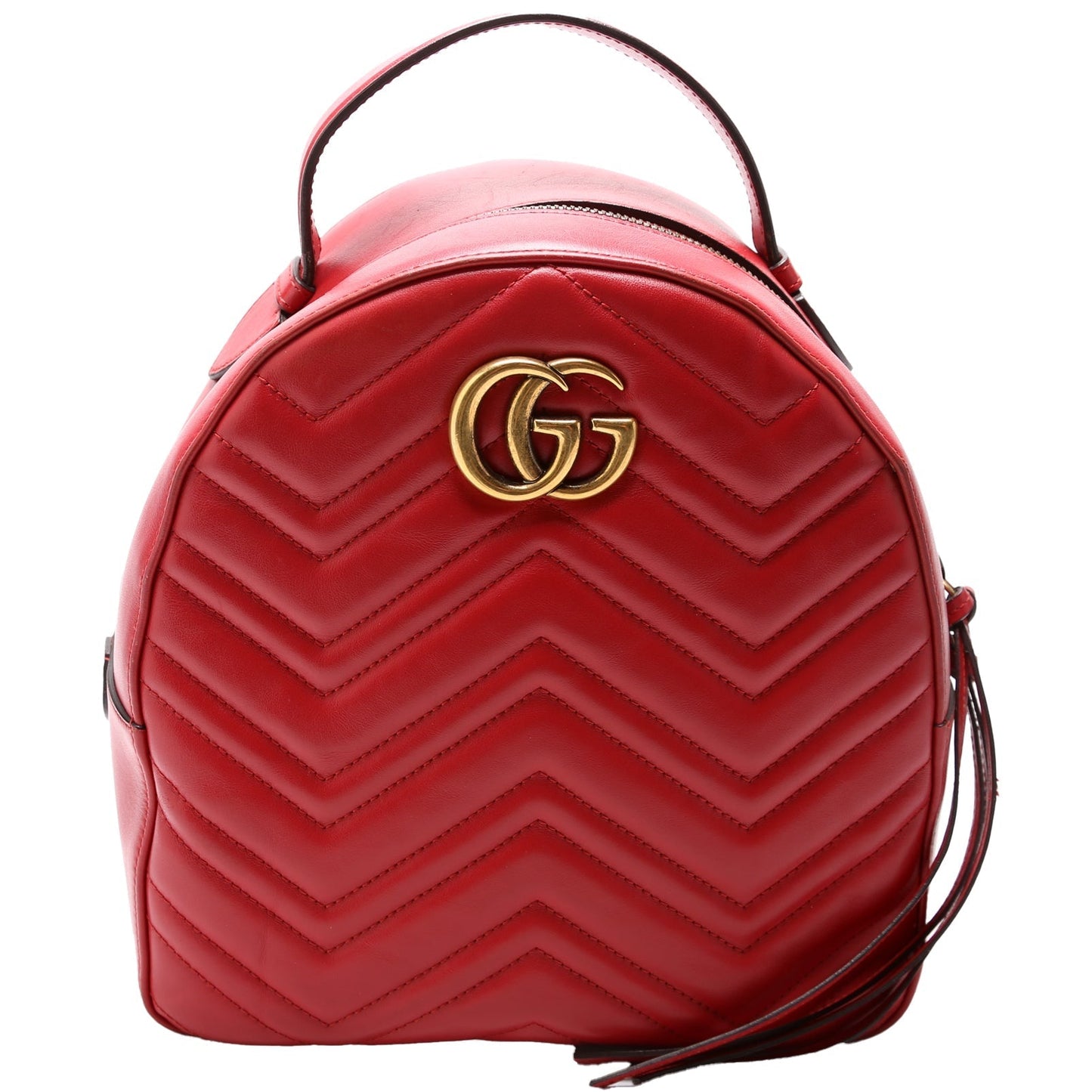 Gucci 476671 Marmont Backpack Red Bag