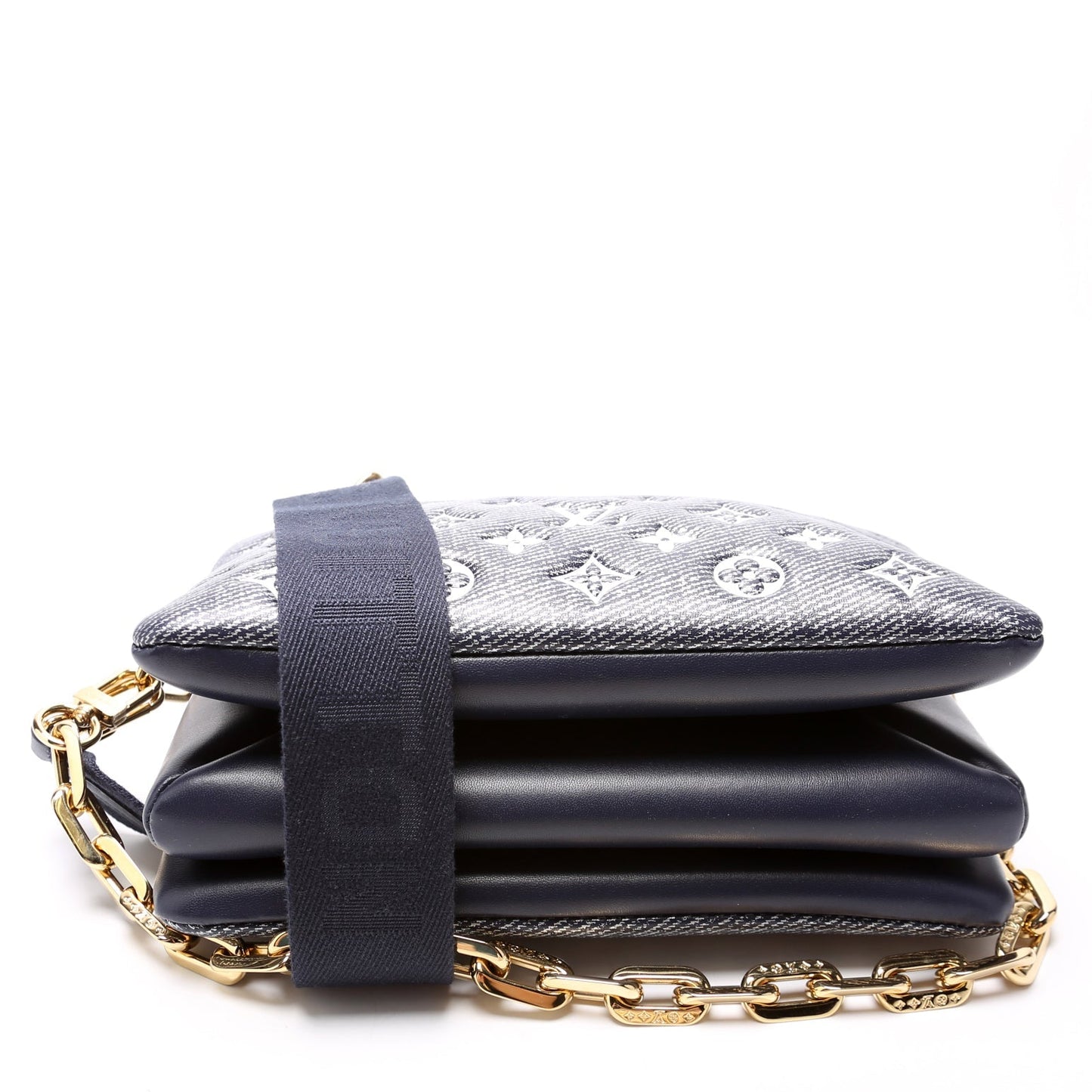 Louis Vuitton Coussin PM NM Denim Printed Lambskin