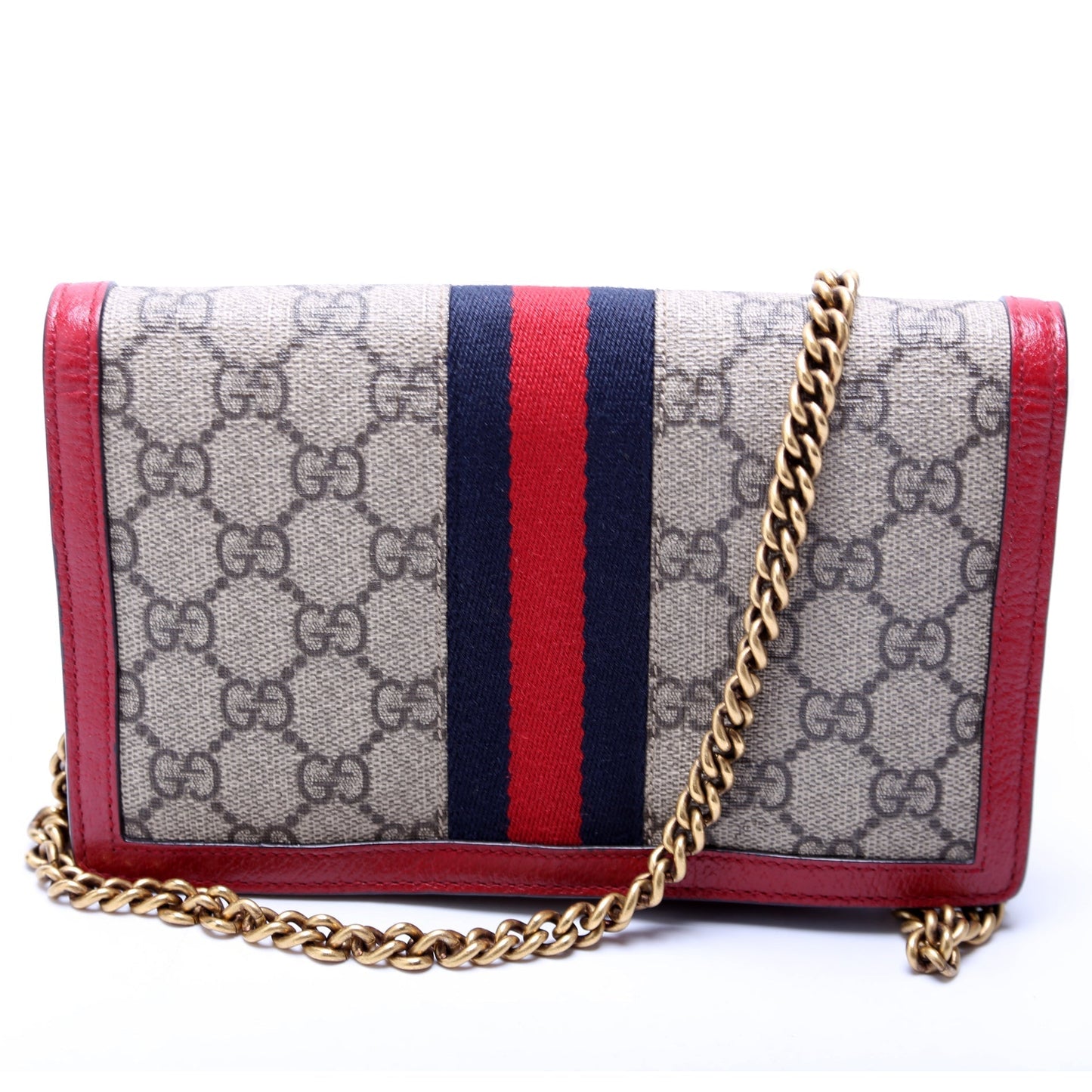 Gucci 476079 Queen Margaret WOC Red Bag