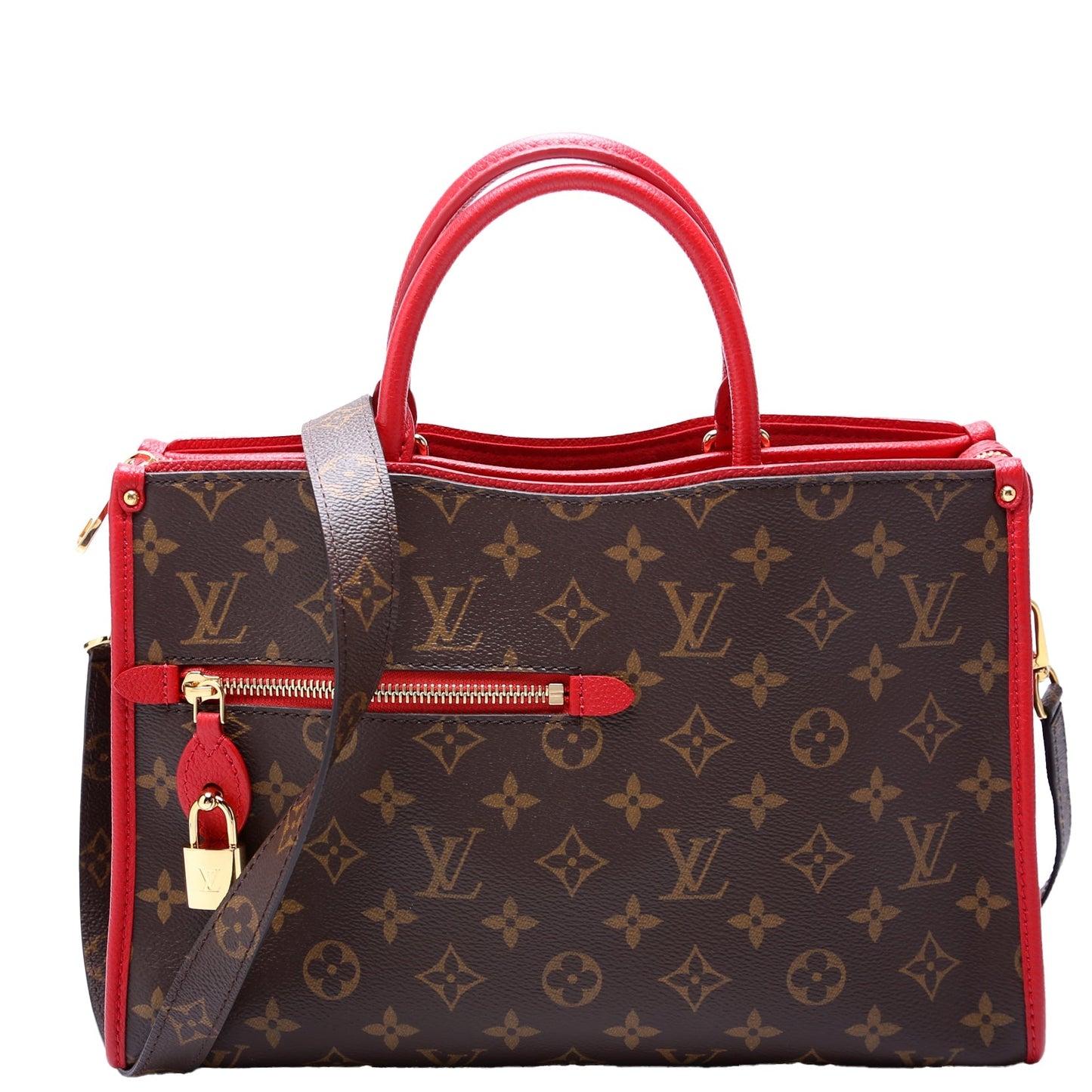 Louis Vuitton Popincourt PM NM Monogram Red