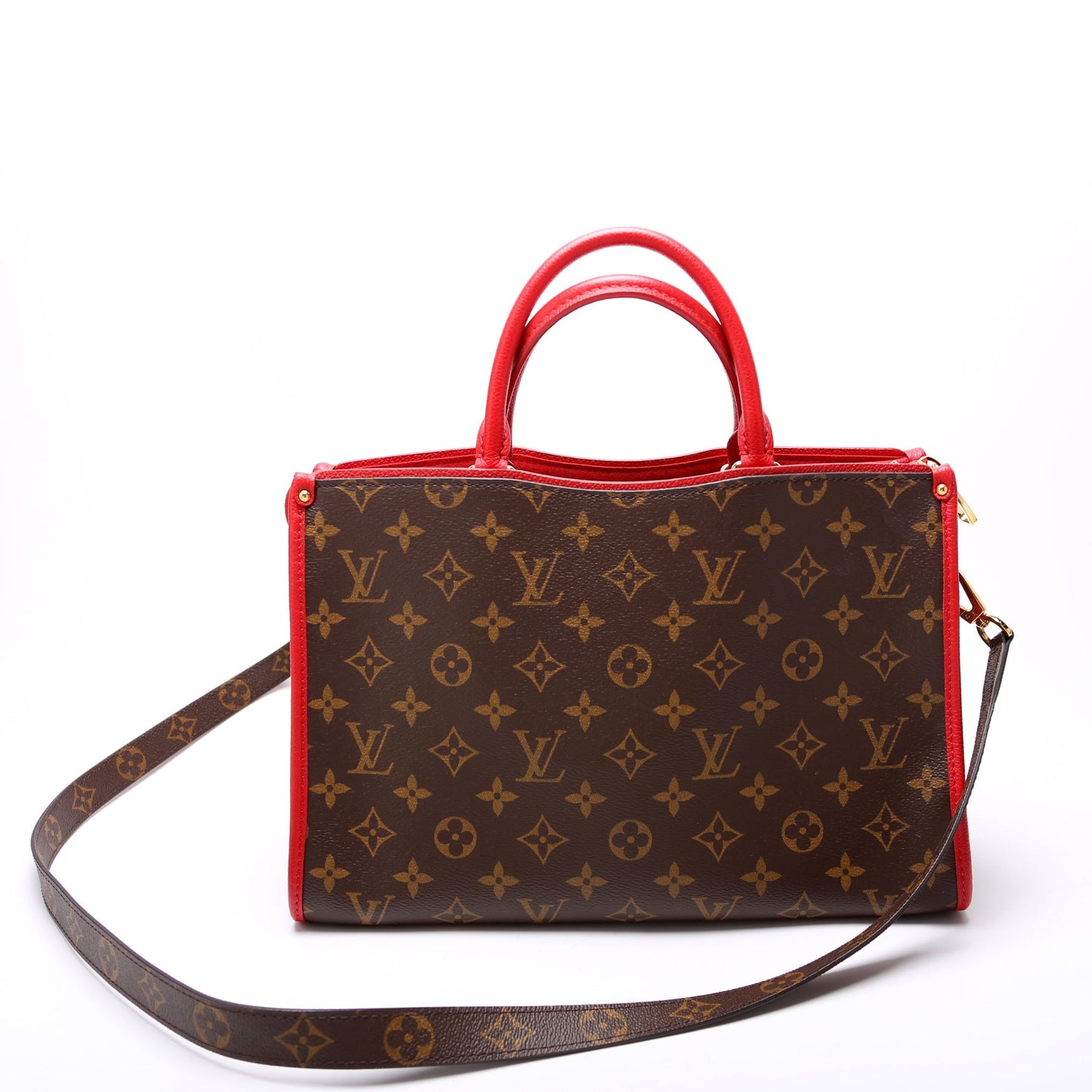 Louis Vuitton Popincourt PM NM Monogram Red