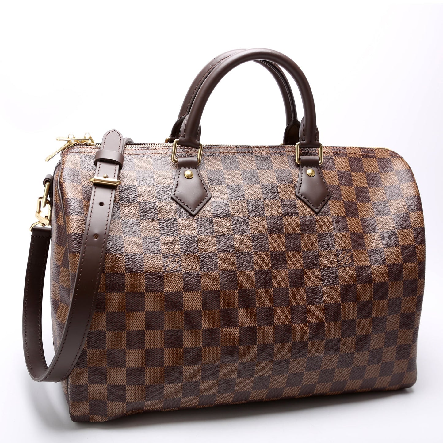 Louis Vuitton Speedy 35 Bandouliere Damier Ebene