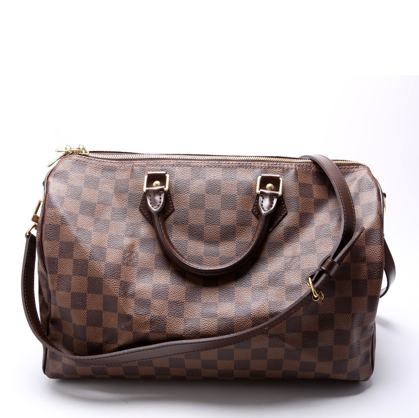 Louis Vuitton Speedy 35 Bandouliere Damier Ebene