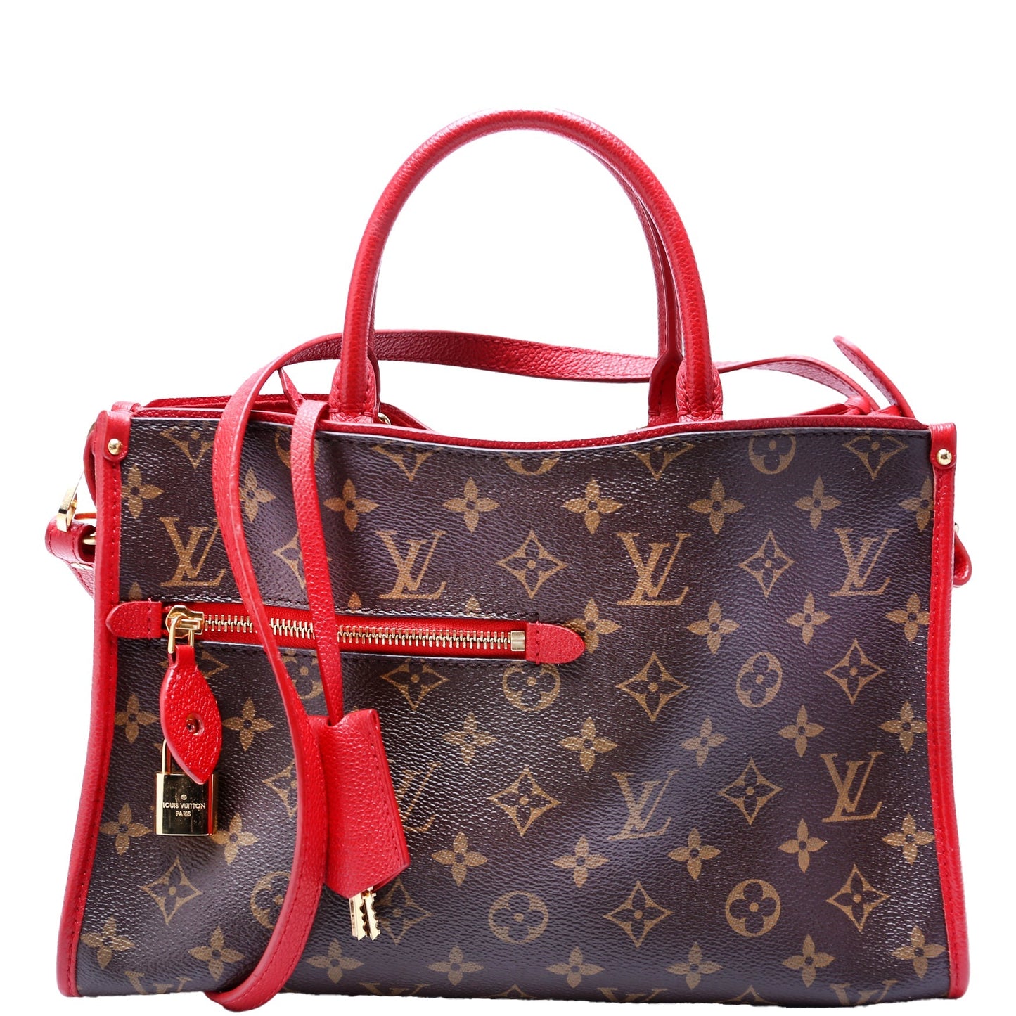 Louis Vuitton Popincourt PM NM Monogram Red