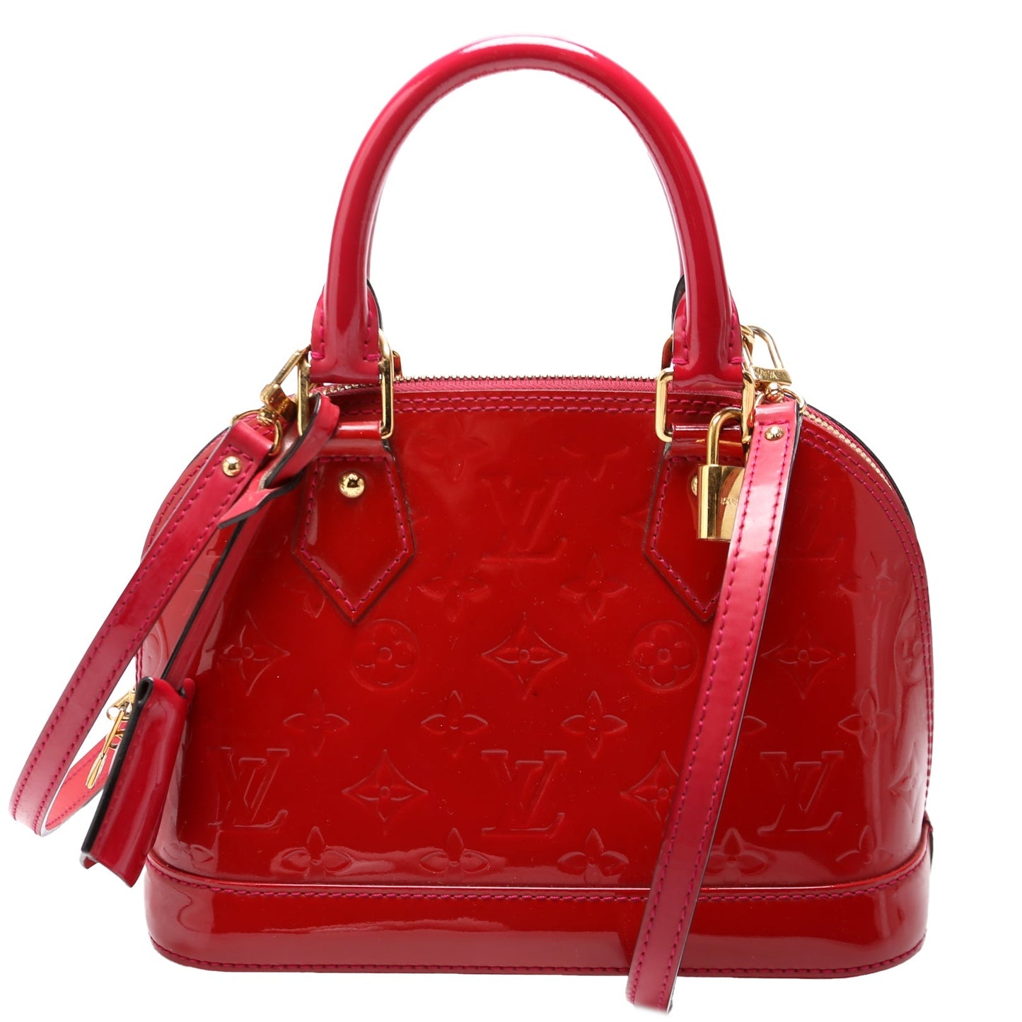Louis Vuitton Alma BB Vernis Red