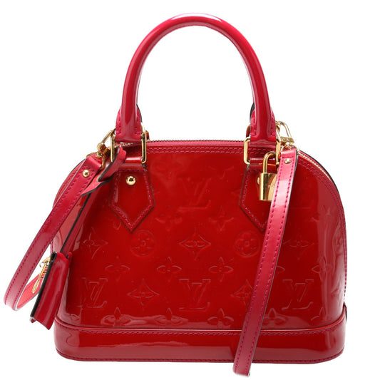 Louis Vuitton Alma BB Vernis Red