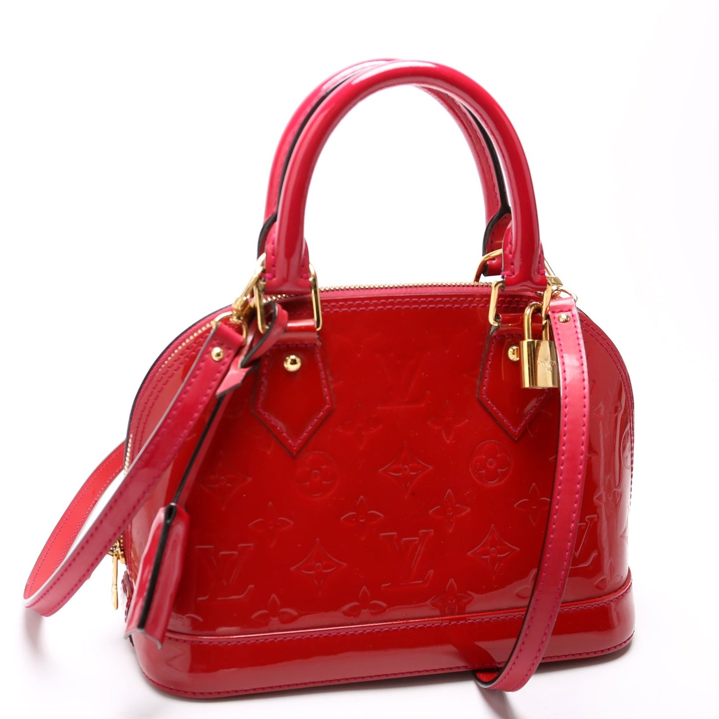 Louis Vuitton Alma BB Vernis Red