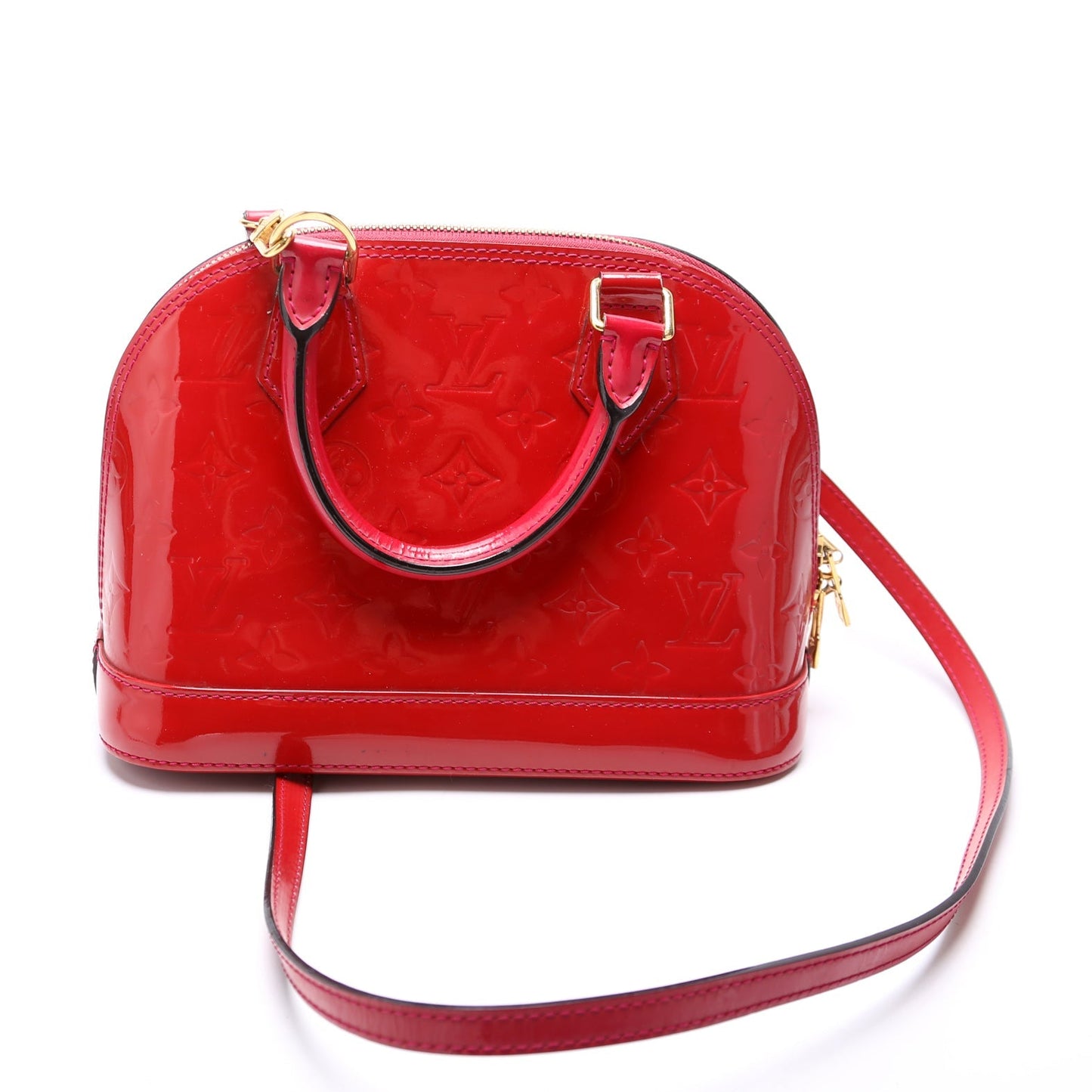 Louis Vuitton Alma BB Vernis Red