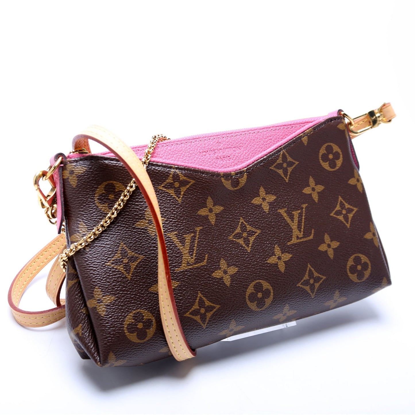 Louis Vuitton Pallas Clutch Monogram Pink