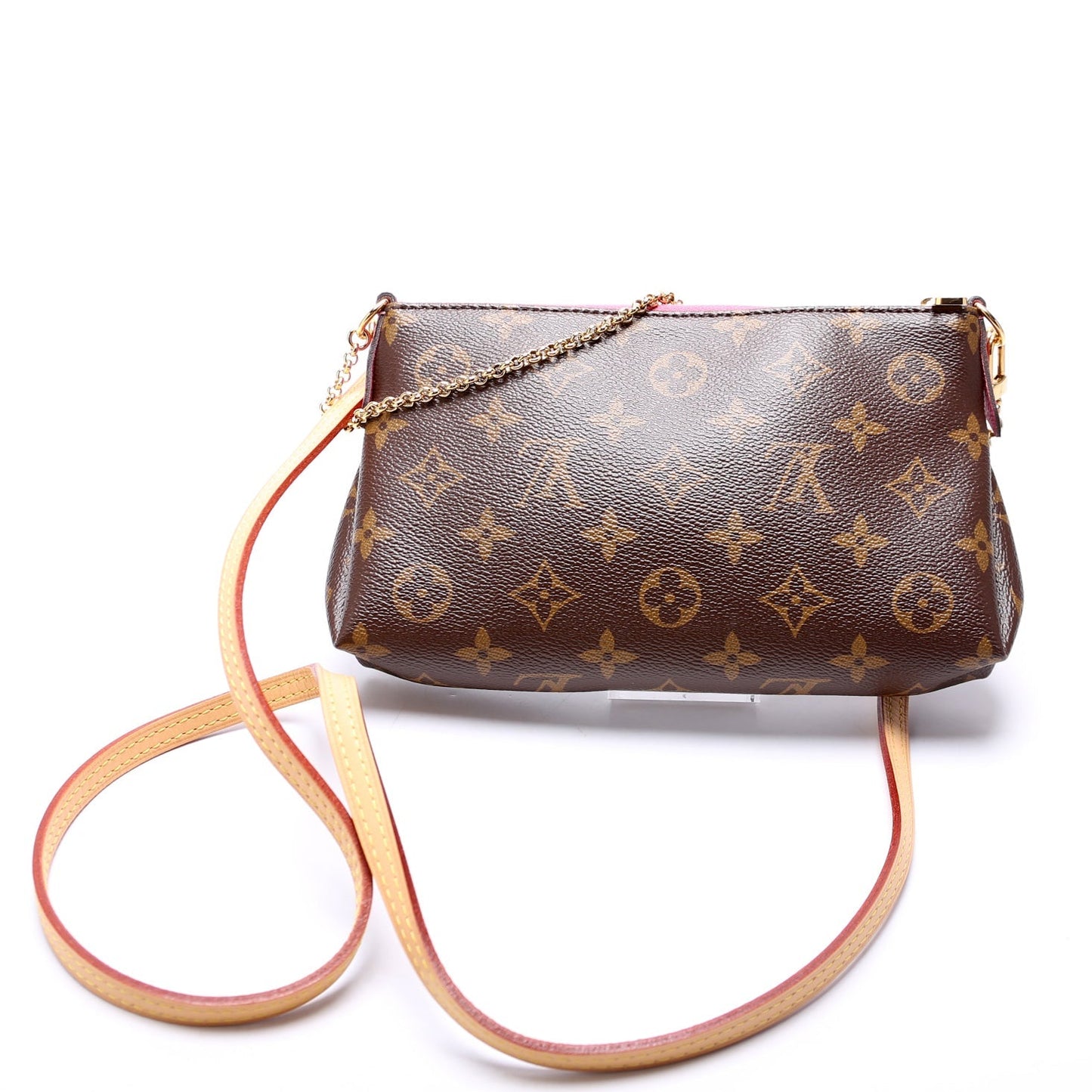 Louis Vuitton Pallas Clutch Monogram Pink