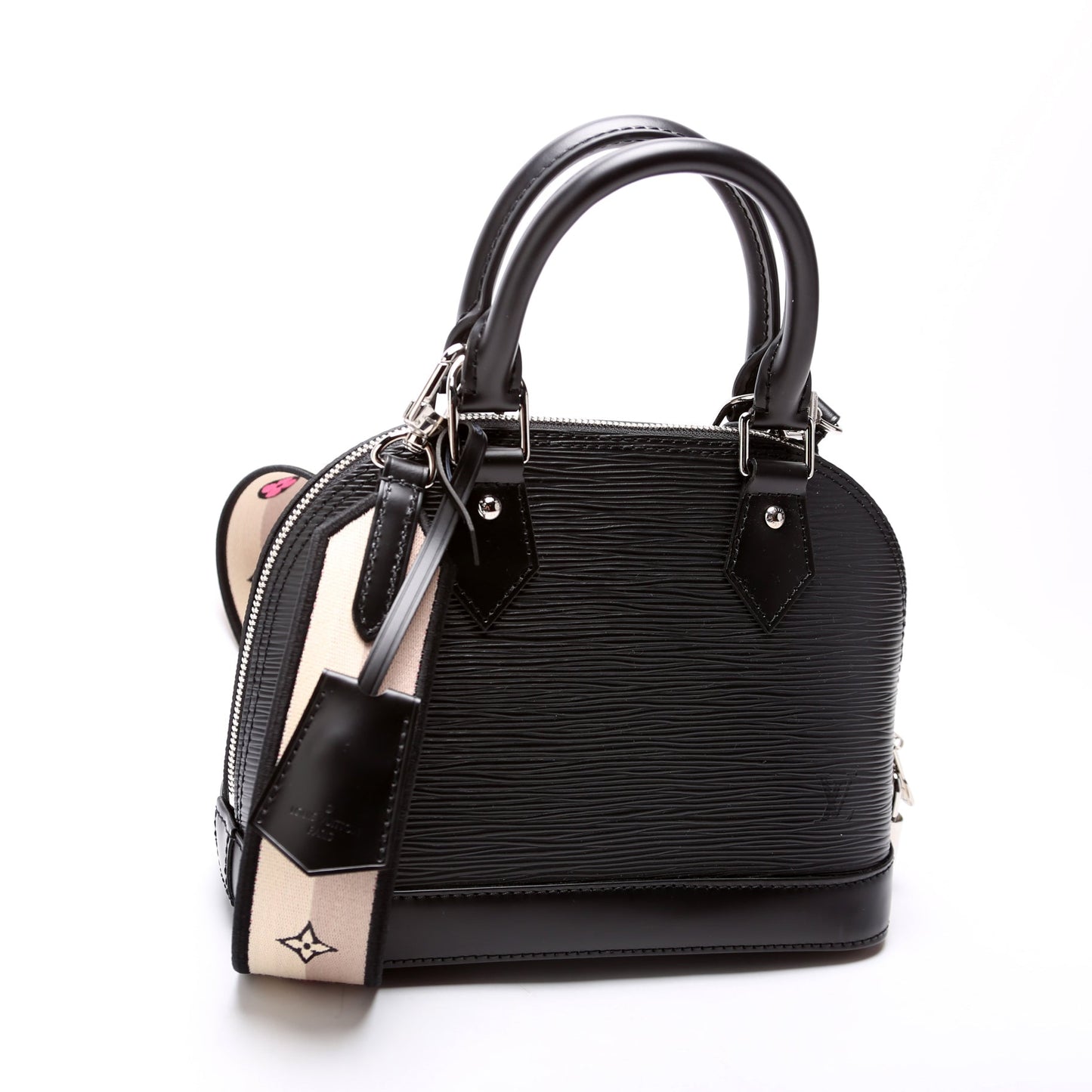 Louis Vuitton Alma BB Epi With Strap Black