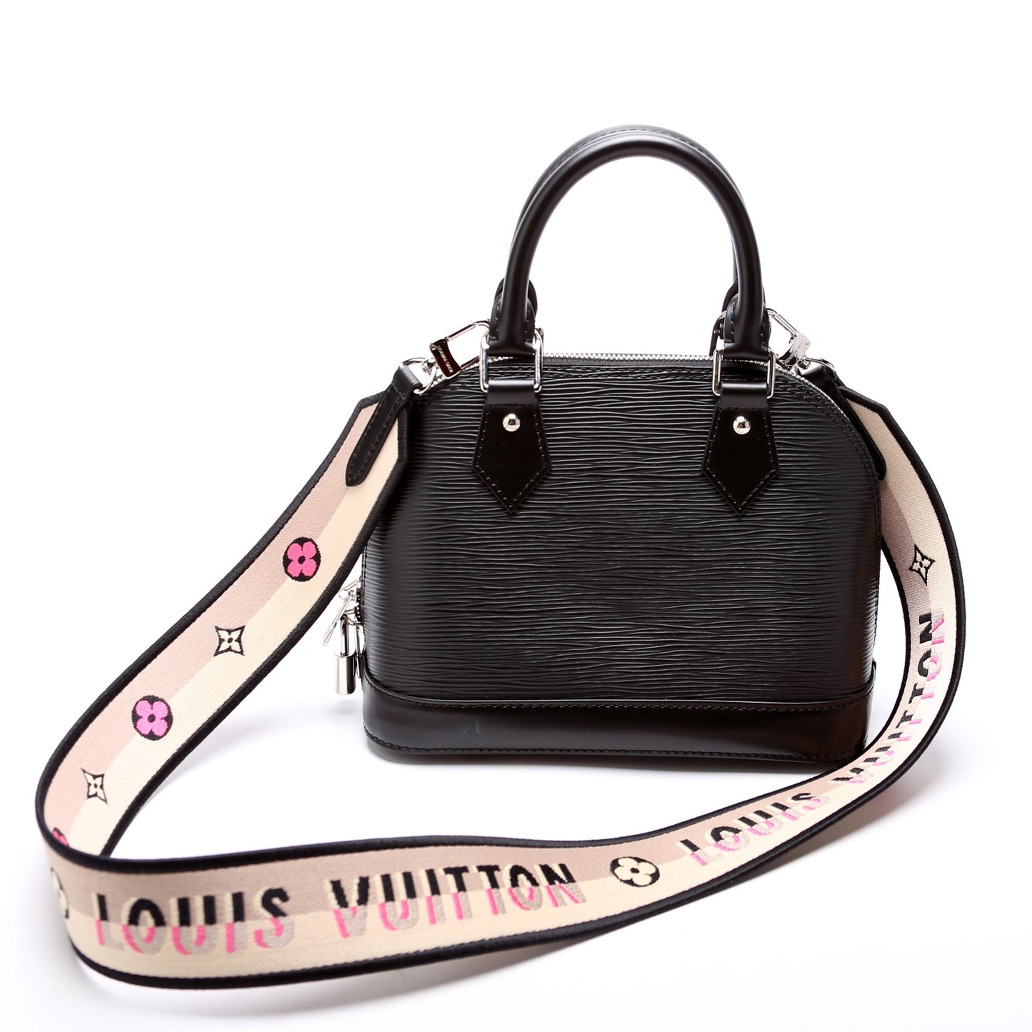 Louis Vuitton Alma BB Epi With Strap Black