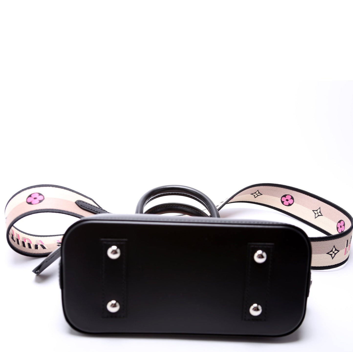 Louis Vuitton Alma BB Epi With Strap Black