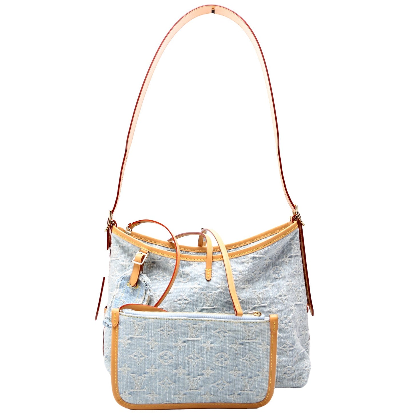 Louis Vuitton Carryall PM Denim Blue/Brown