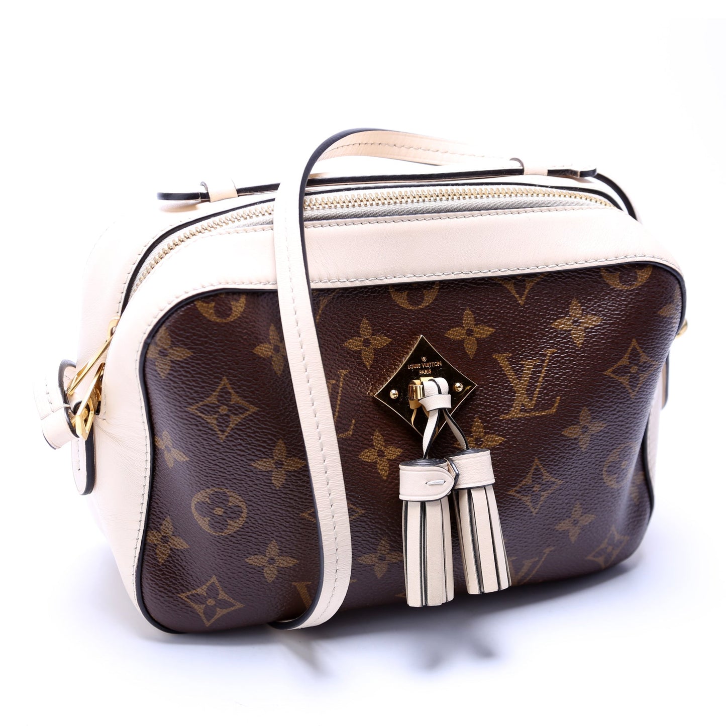 Louis Vuitton Saintonge Monogram White