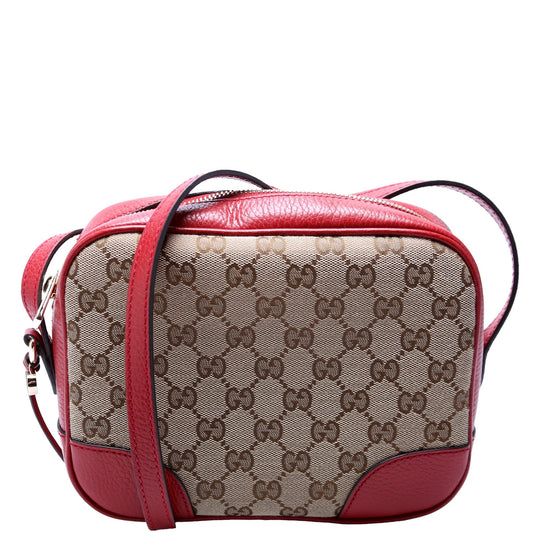 Gucci 449413 Bree GG Crossbody Red Bag