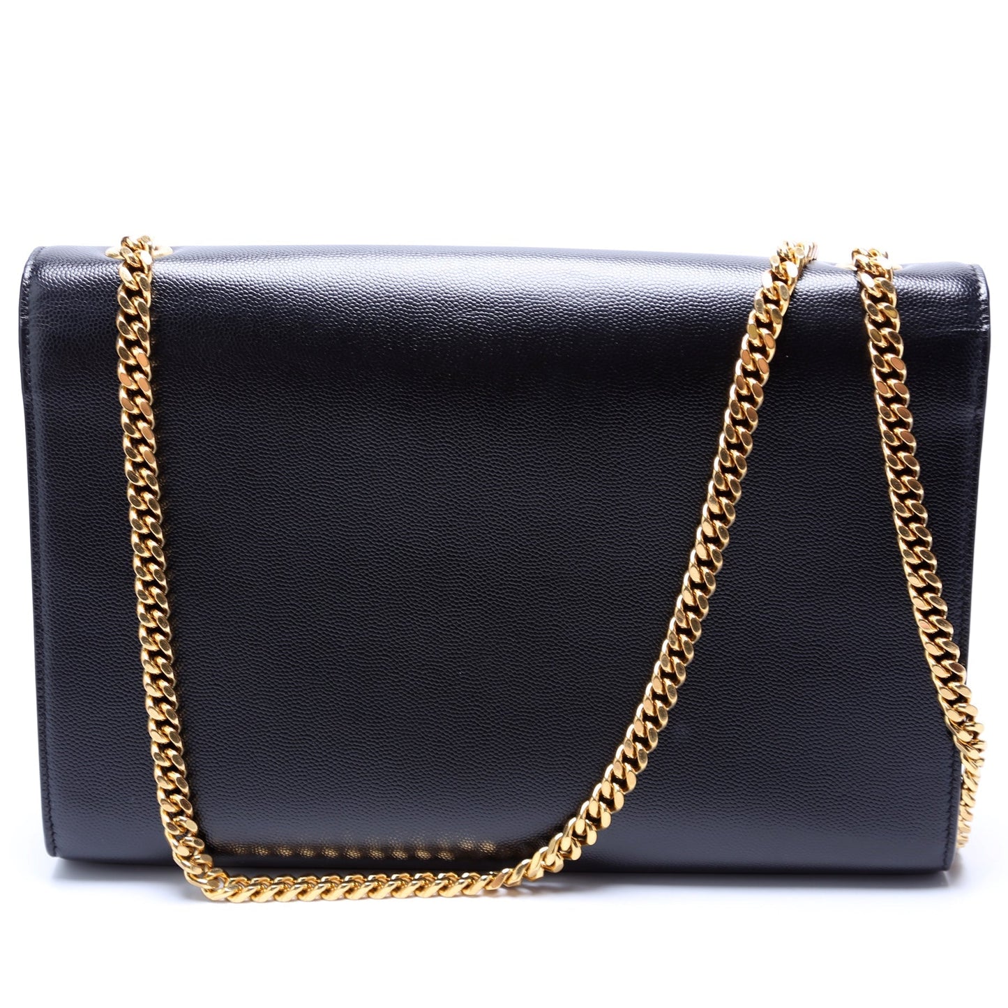 Saint Laurent Kate Satchel Grain Large 446752 Black Bag