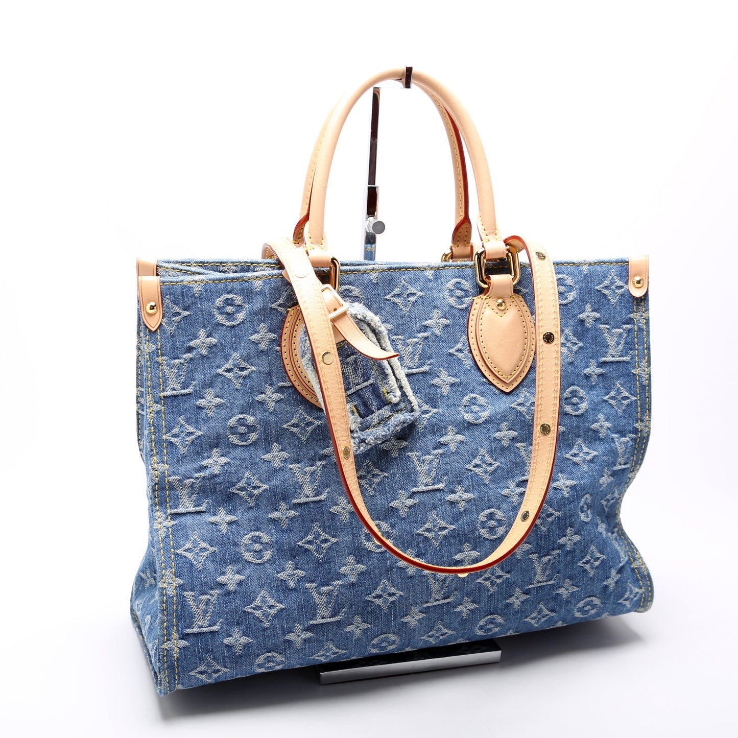 Louis Vuitton ONTEHGO MM Denim Monogram