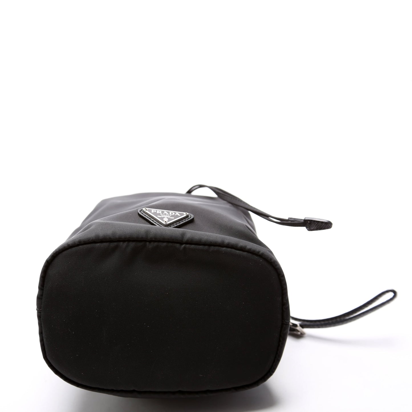 Prada 1NE369 Re-Nylon Drawstring Pouch Black Bag