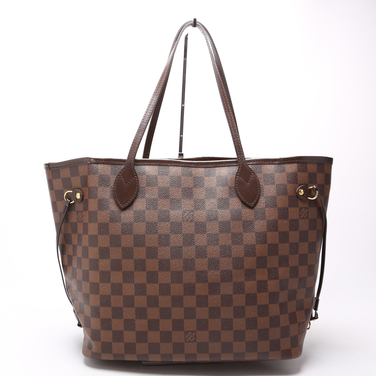 Louis Vuitton Neverfull W/Wallet MM Damier Ebene Red