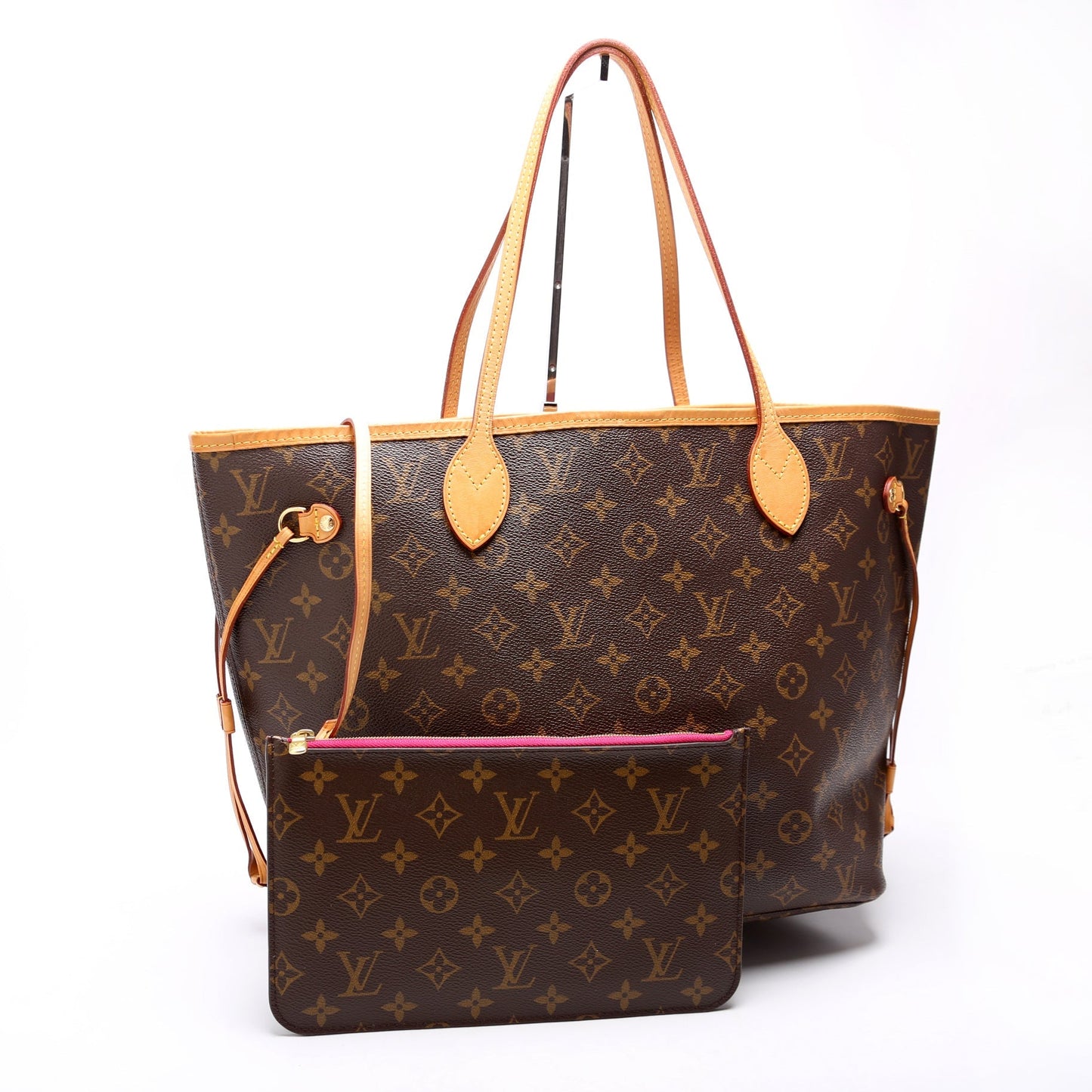 Louis Vuitton Neverfull with Wallet MM Monogram