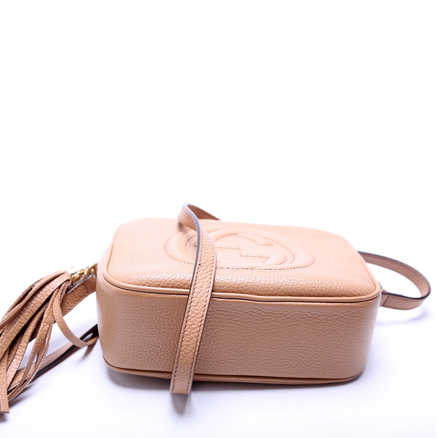 Gucci 308364 Soho Disco Crossbody Tan Bag