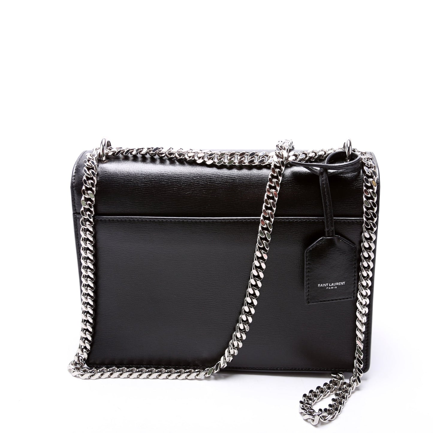 Saint Laurent SUNSET MED SMOOTH LTH 442906 BLACK (A) Bag