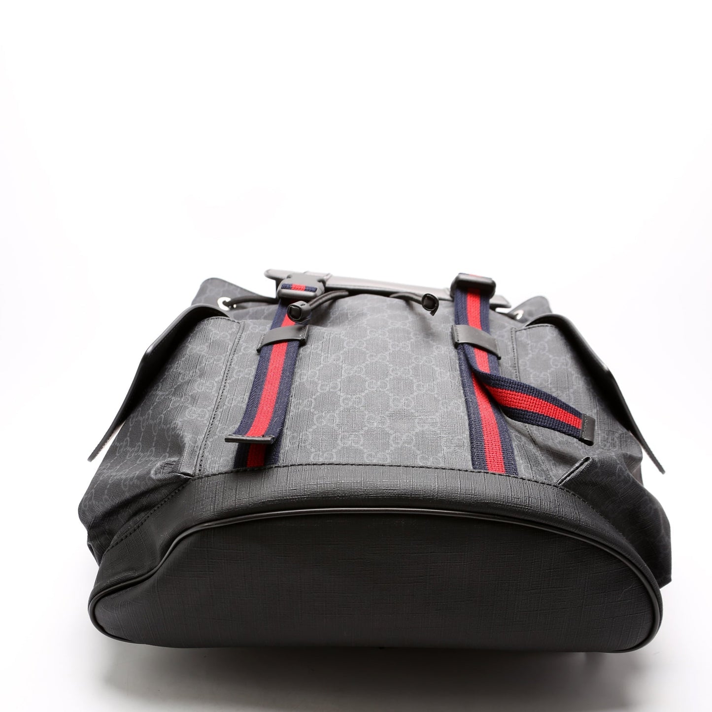 Gucci 495563 GG Supreme Backpack Black Bag