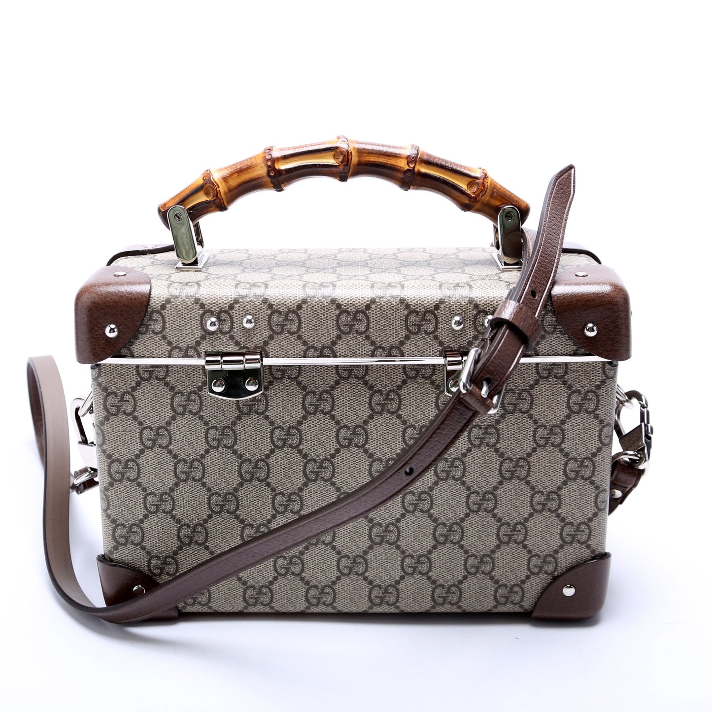 Gucci 588351 Globe Trotter Vanity Brown Bag