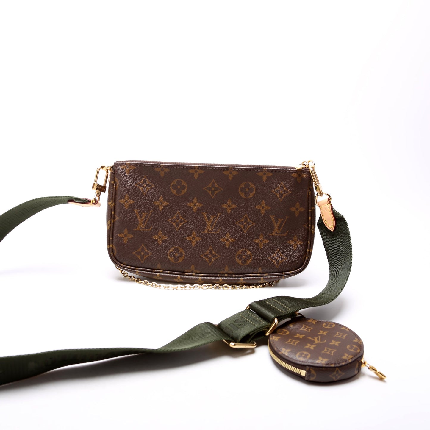Louis Vuitton Multi Pochette Monogram Green