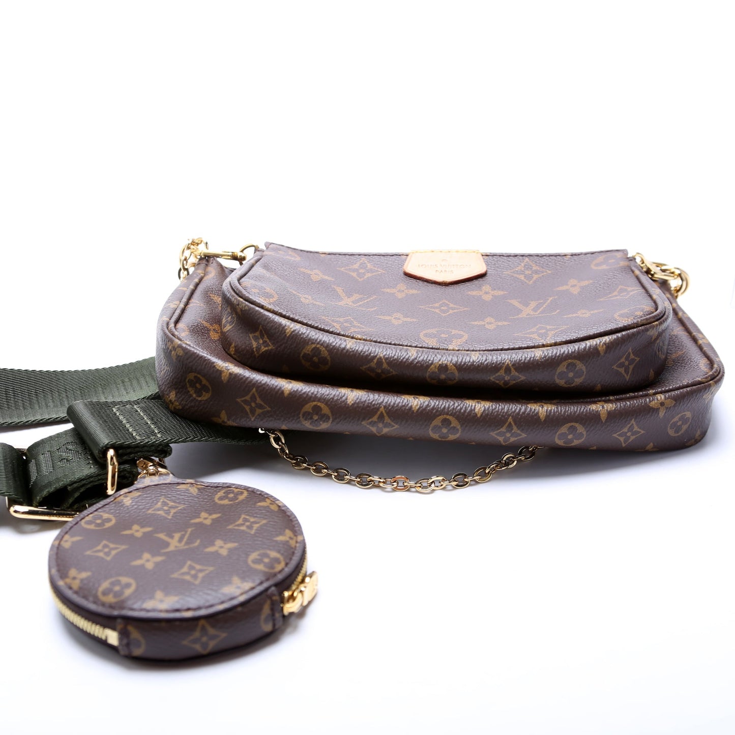 Louis Vuitton Multi Pochette Monogram Green