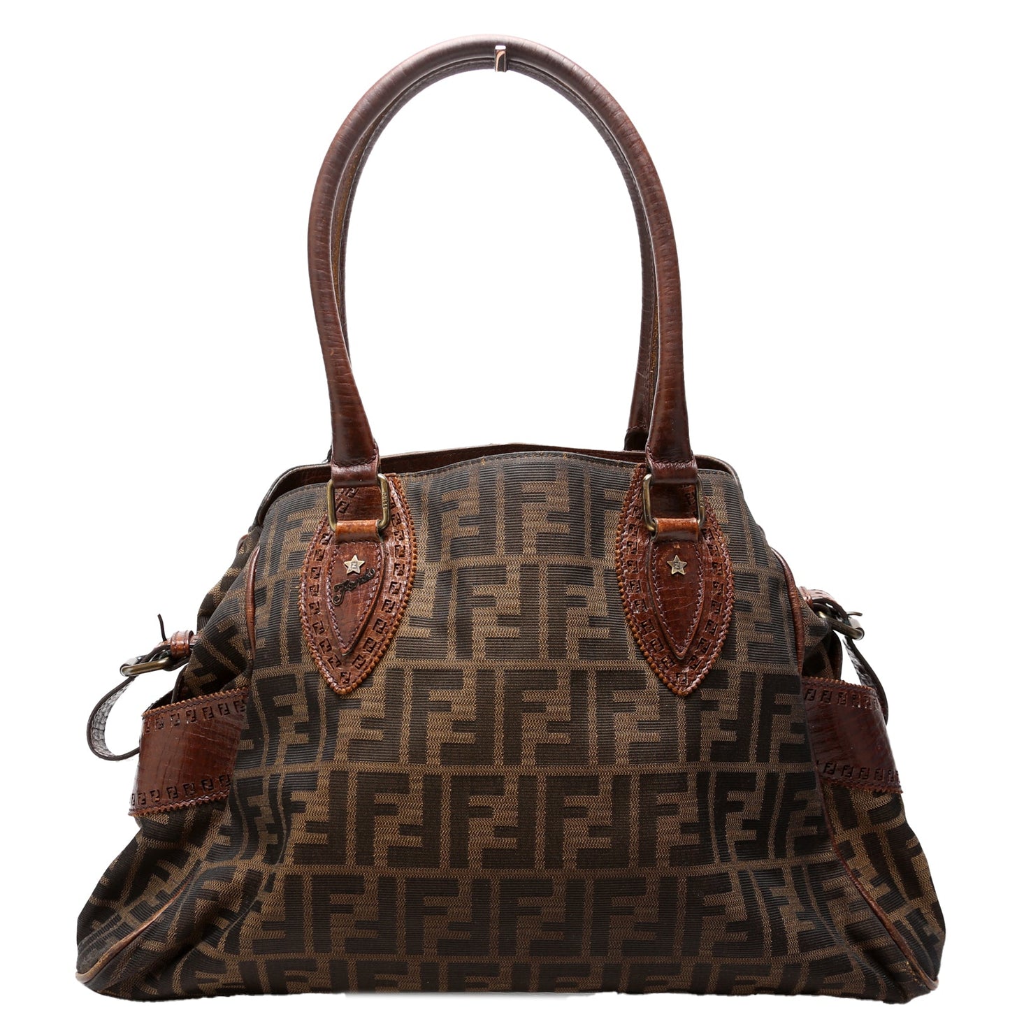 Fendi 8BN162 Zucca Du Jour Medium Bag