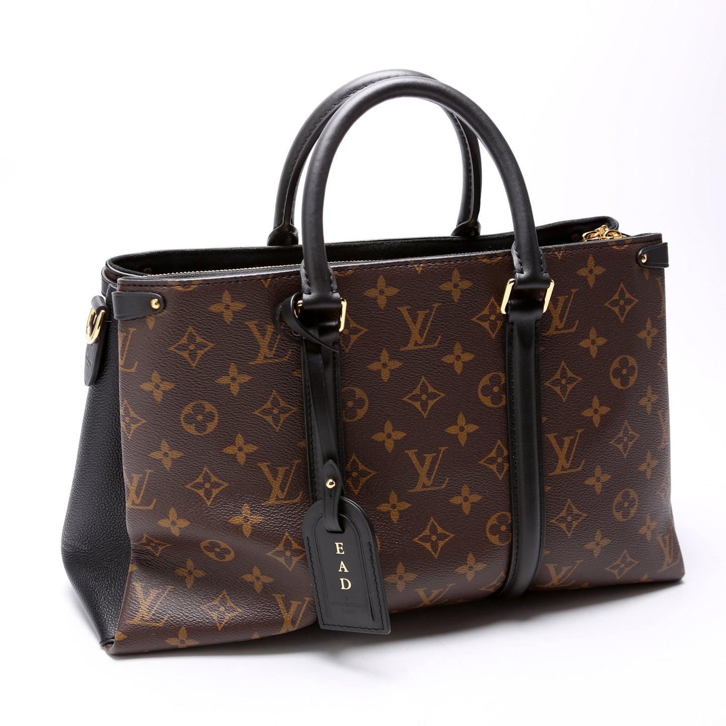 Louis Vuitton Soufflot MM Monogram Black