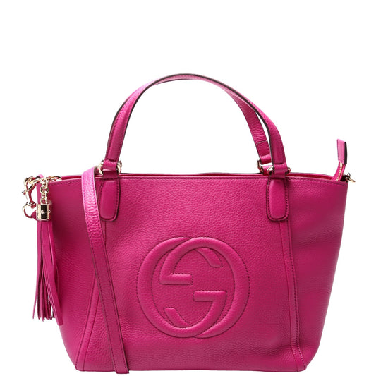 Gucci 369176 Soho Crossbody Purple Bag