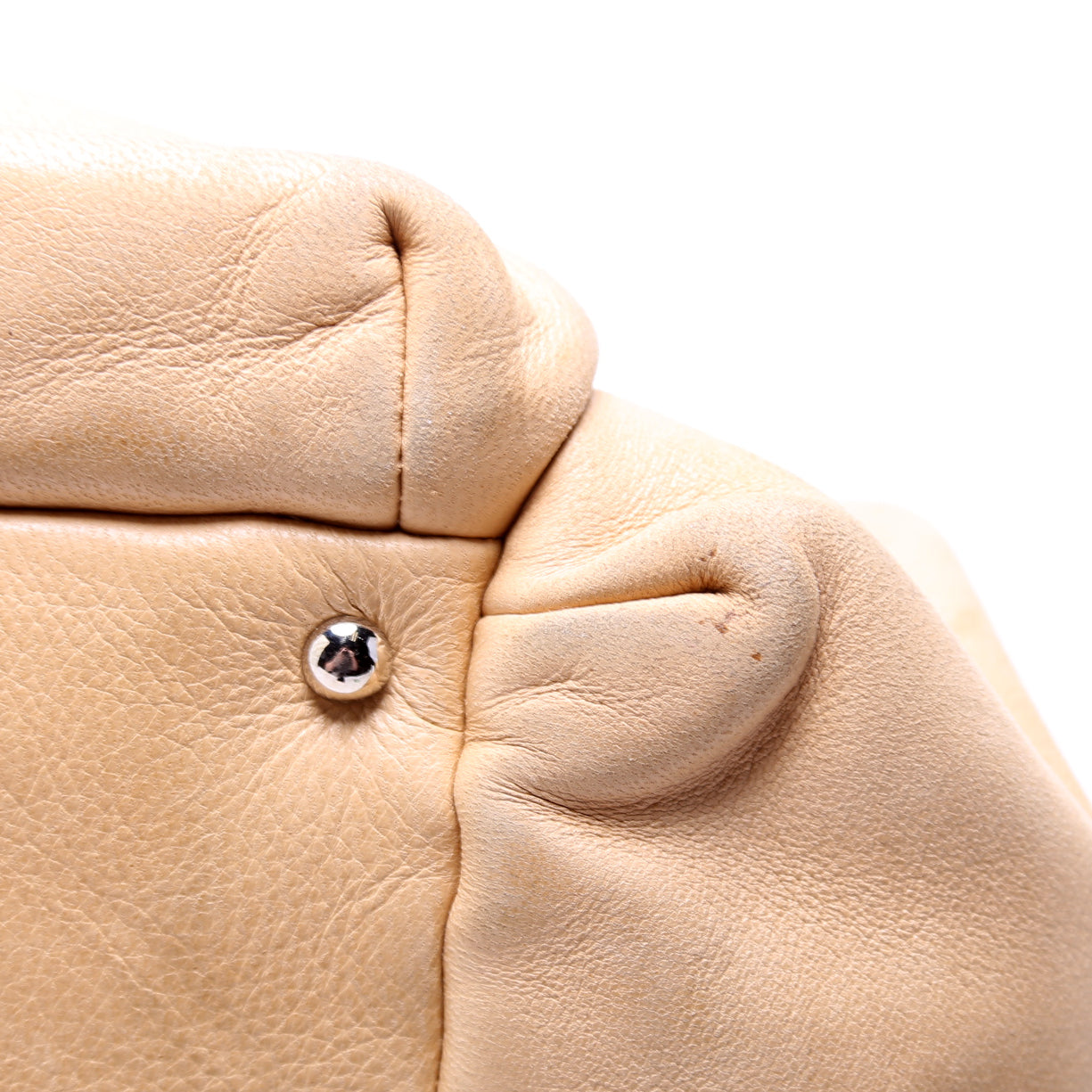Chanel CC Pocket Accordion Shoulder Lambskin 10M Tan Bag