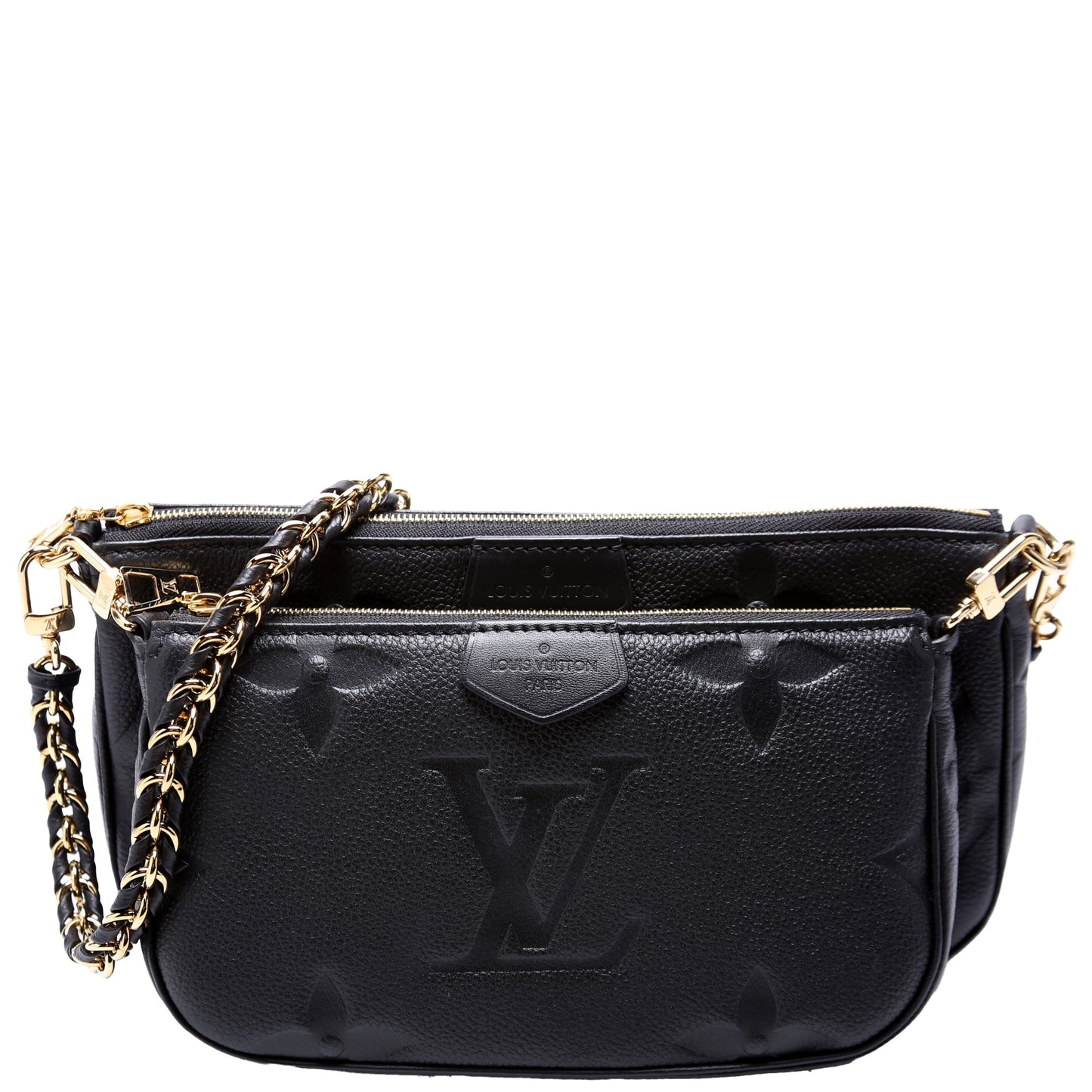 Louis Vuitton Multi Pochette Empreinte Black