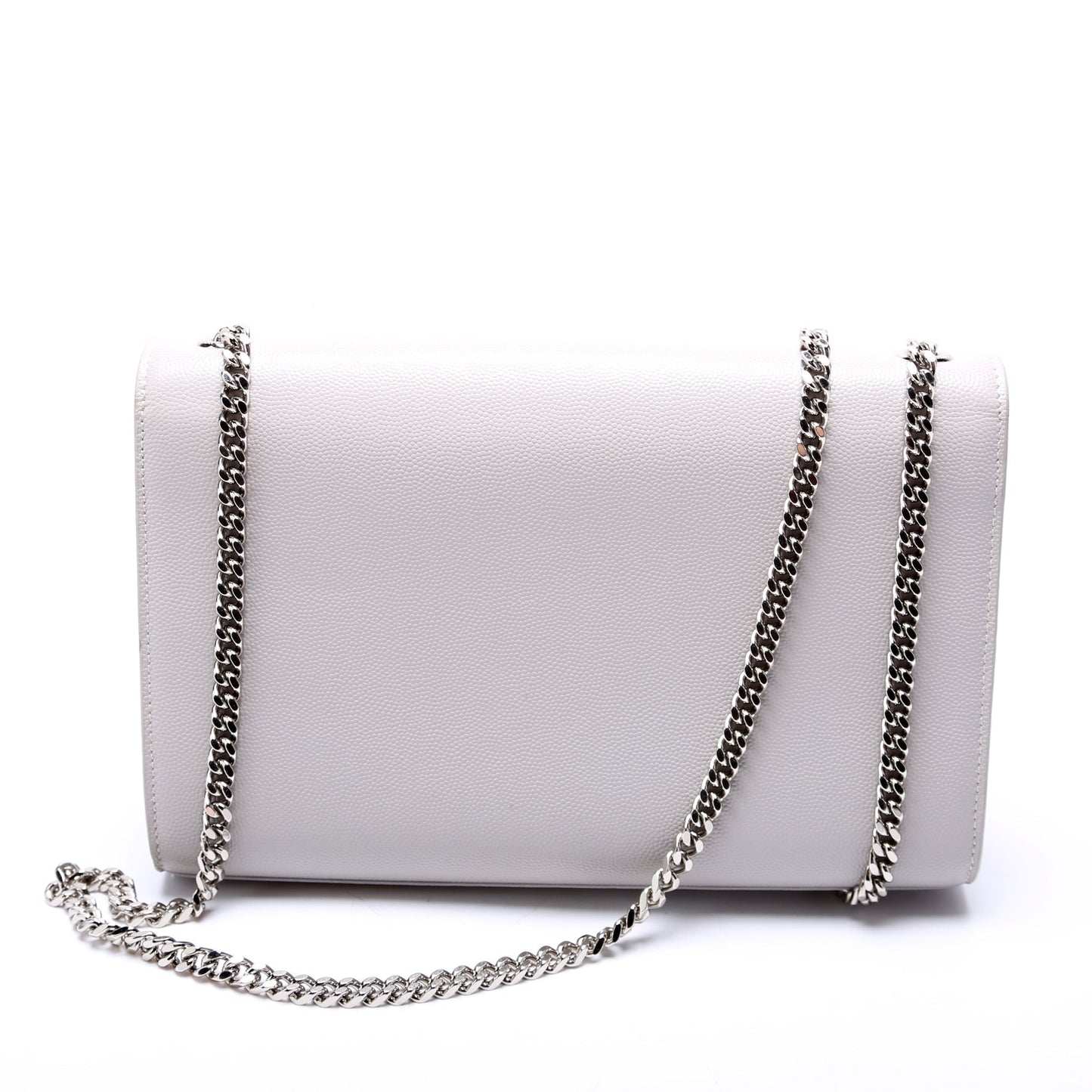 Saint Laurent Kate Satchel Grain De Poudre Medium 364021 Grey Bag