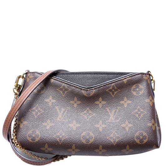 Louis Vuitton Pallas Clutch Monogram Black