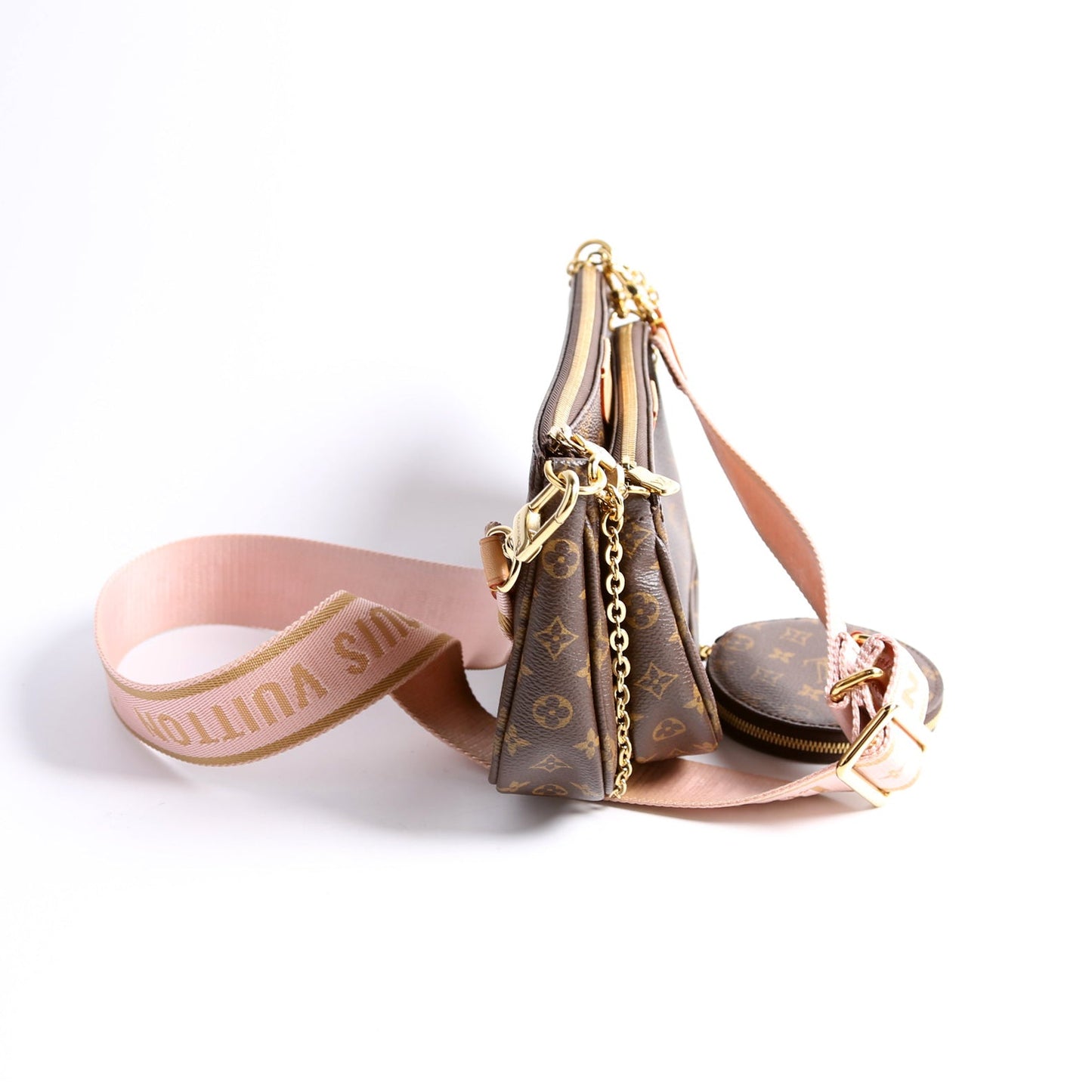 Louis Vuitton Multi Pochette Monogram Pink