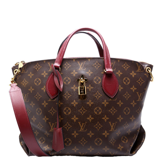 Louis Vuitton Flower Zipped Tote MM Monogram Berry