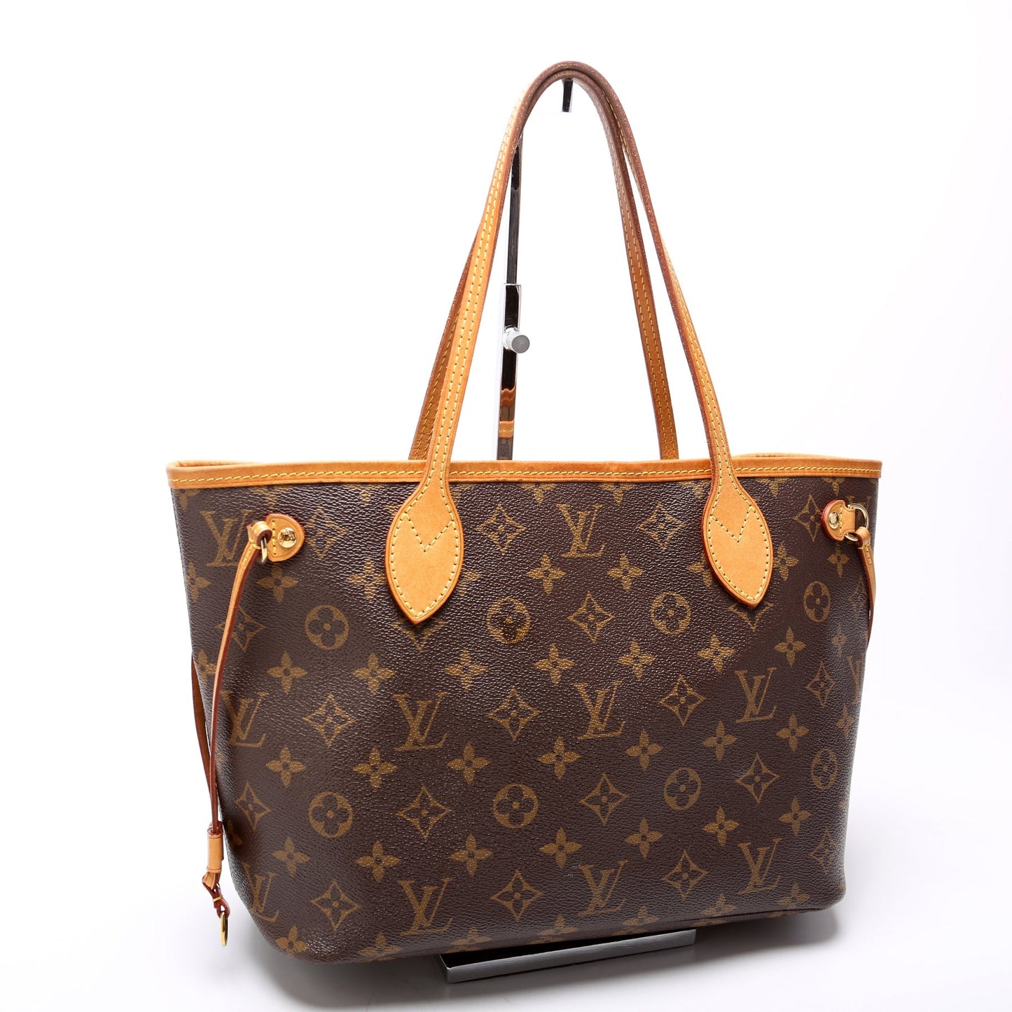 Louis Vuitton Neverfull W/Wallet PM Monogram Beige