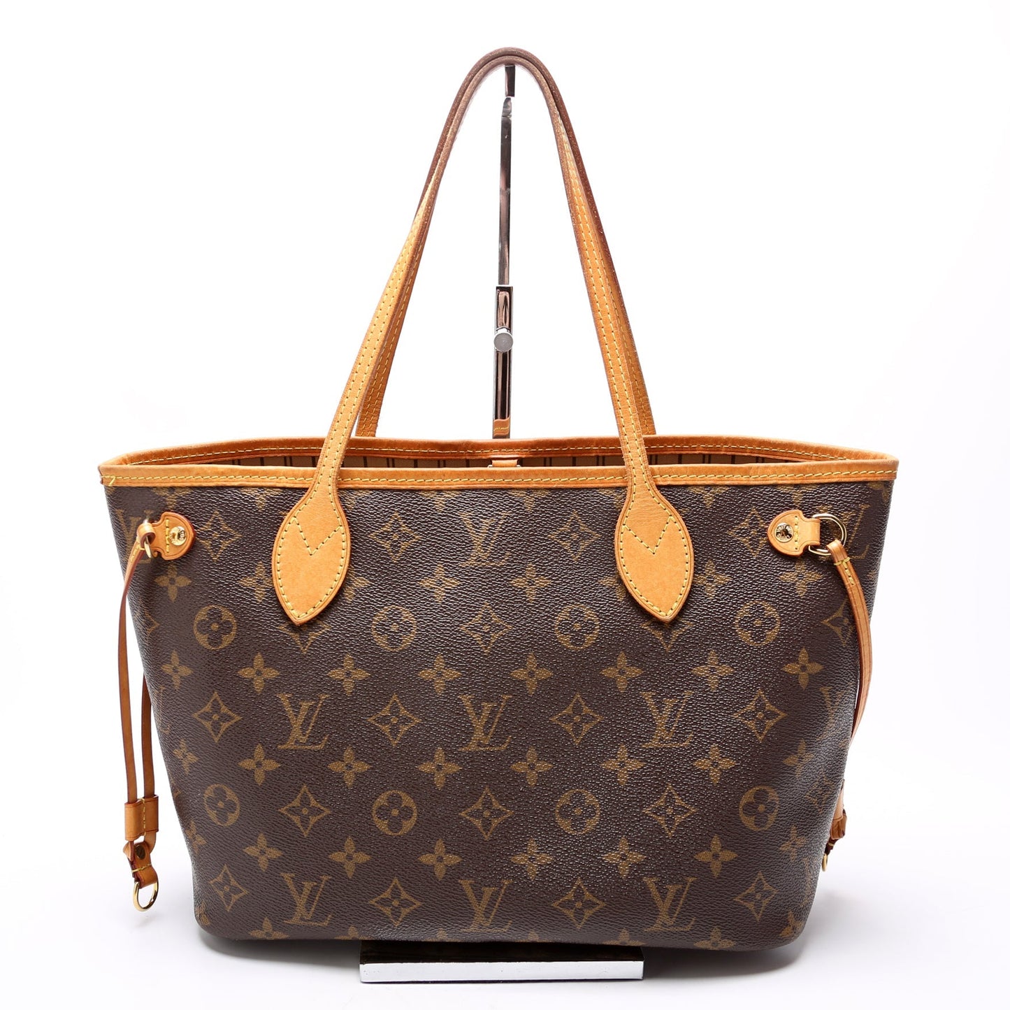 Louis Vuitton Neverfull W/Wallet PM Monogram Beige