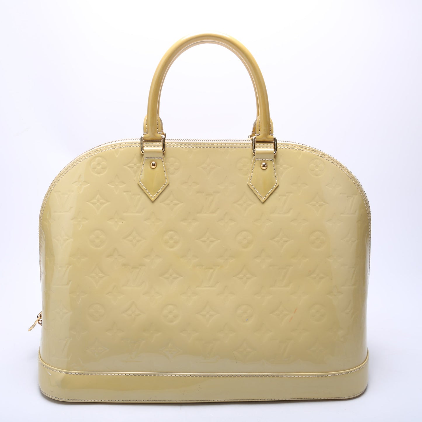 Louis Vuitton Alma GM Vernis Yellow
