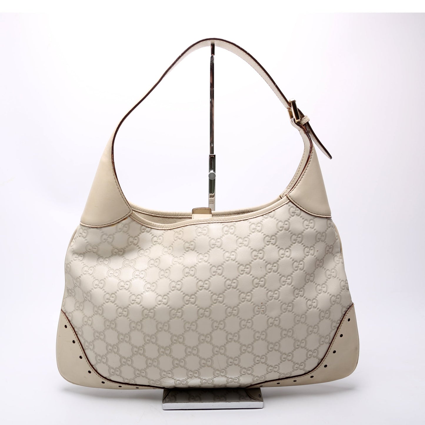 Gucci Leather Canvas Tote