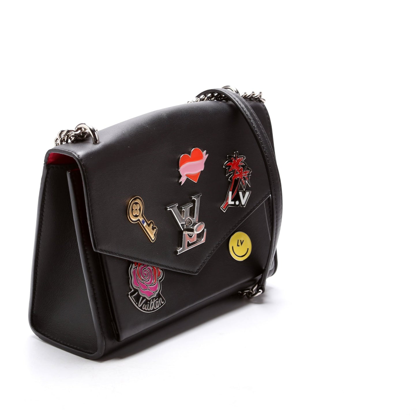 Louis Vuitton Mylockme Chain BB Patches Black